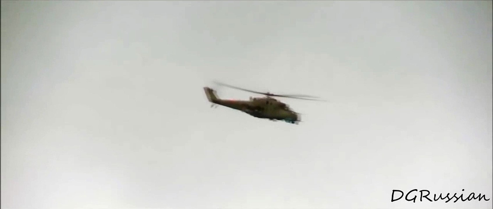 Ми-24 стрельба из пулемета ЯкБ-12.7  Mi-24 Hind