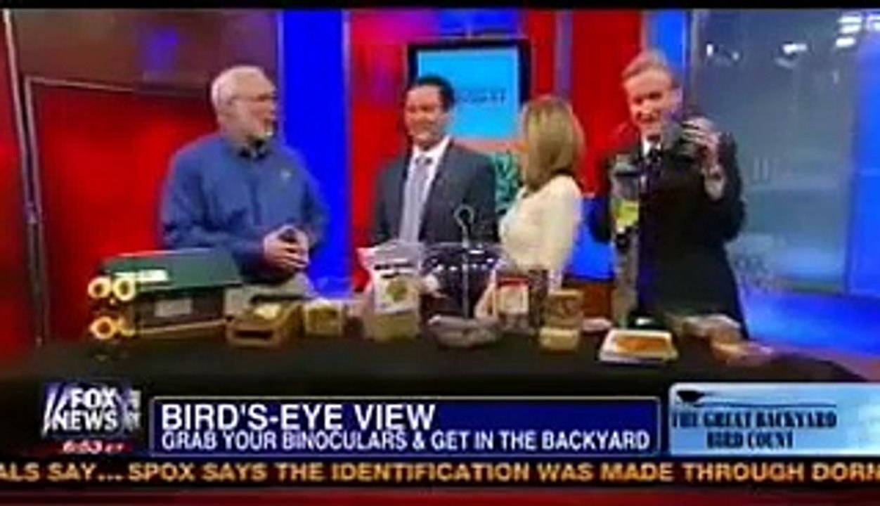 Jim Carpenter talks about the Great Backyard Bird Count on Fox News (Fox & Friends)