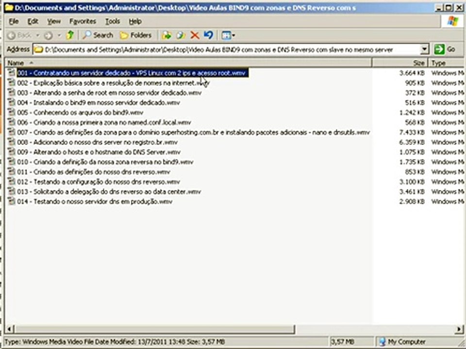 BIND9 com zonas e DNS Reverso com slave no mesmo server
