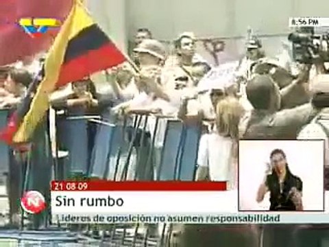 Historia de las marchas violentas de la oposicion venezolana
