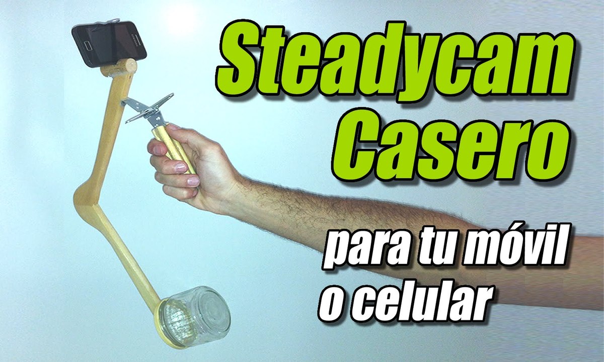Steadycam o estabilizador de cámara casero, cómo se hace