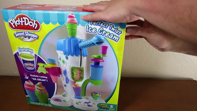 Play Doh Sweet Shoppe Perfect Twist Ice Cream Dessert Playset Toy by Hasbro with Play Doh Plus!