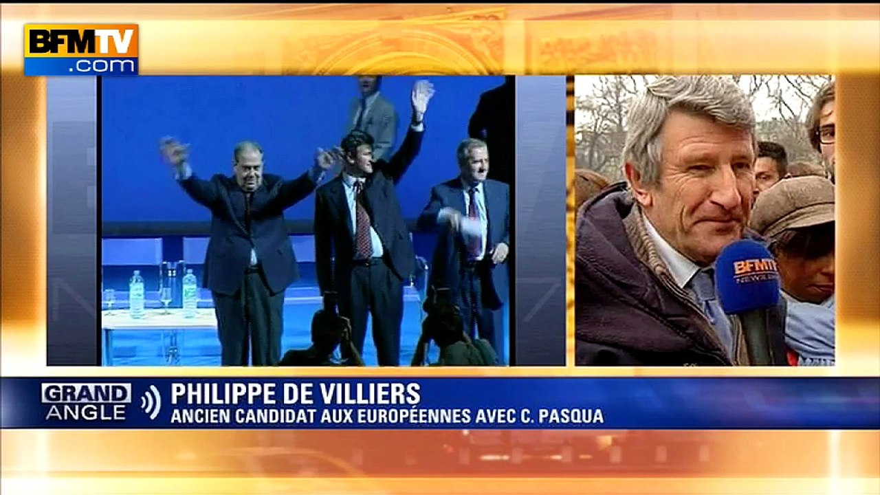 Décès de Charles Pasqua: "Il n’était pas sensible à l’opinion", dit Philippe de Villiers