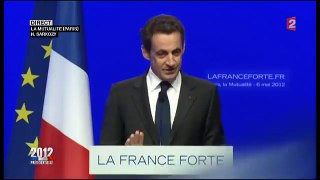 Nicolas Sarkozy - discours d'adieu 8 mai 2012