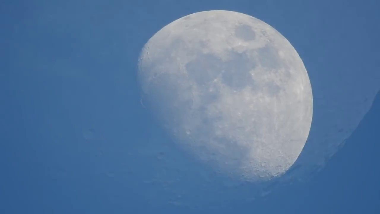 Nikon coolpix P900 83x optical zoom world record - video test on moon