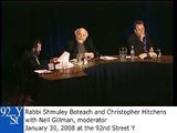 Christopher Hitchens, Shmuley Boteach at the 92nd Street Y
