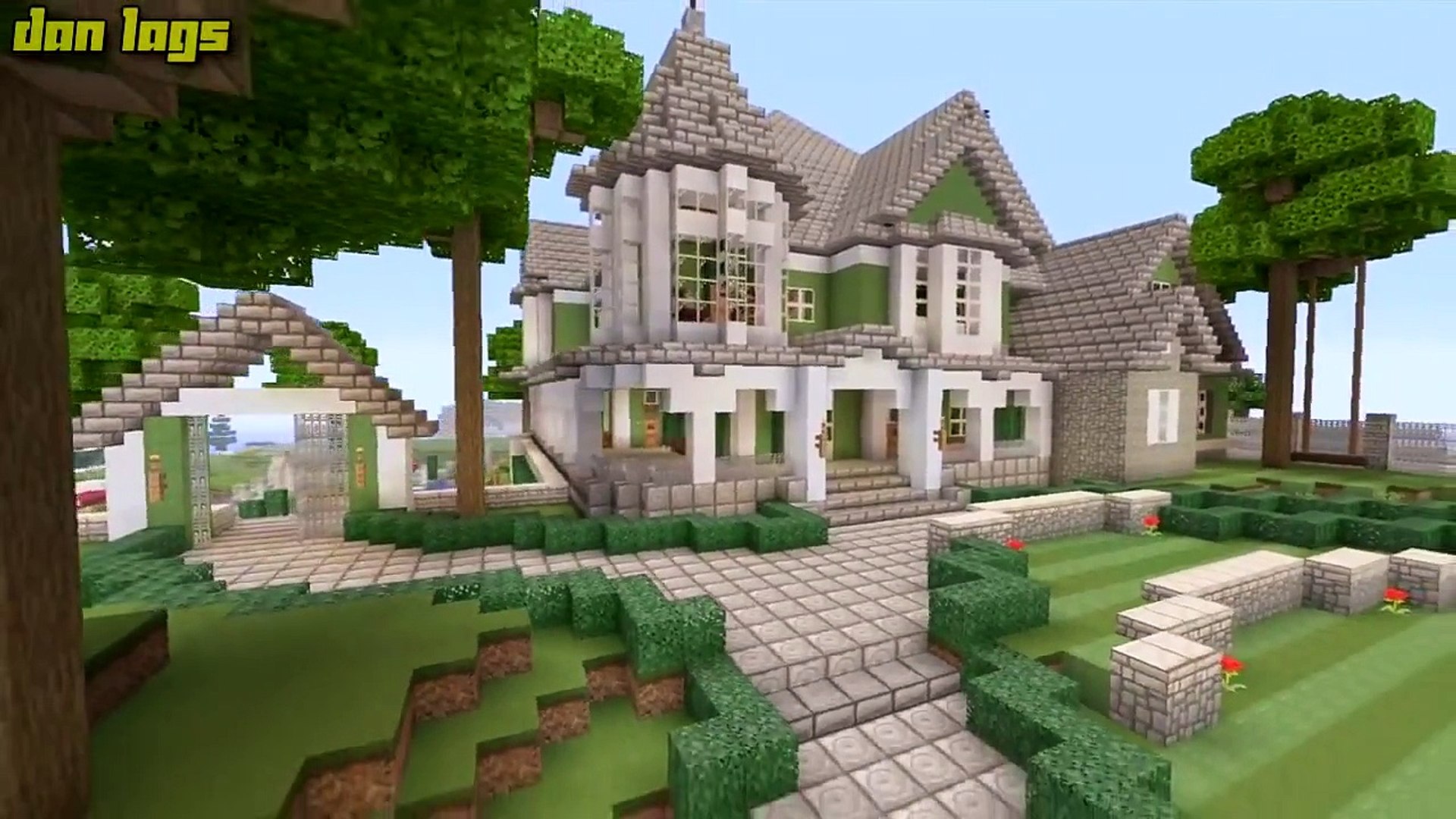 Minecraft Xbox 360: Big Traditional Mansion! (House Tours of Los Dangeles:  Ep.3) - video Dailymotion