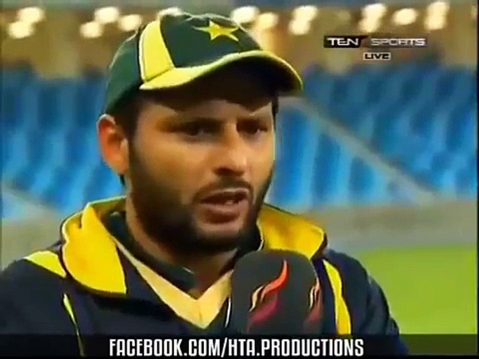 Shahid Afridi funny interview ramiz raja - YouTube