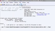 creating variable labels in stata