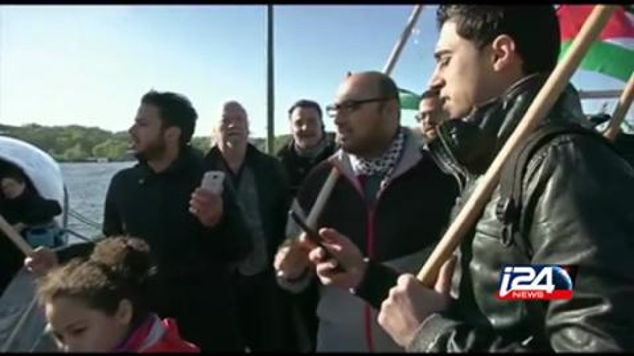 Une flottille en provenance d'Europe pour briser le blocus de Gaza, a éré arraisonnée "dans le calme" au large d'Ashdod