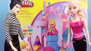 Disney Elsa Frozen Play Doh Magic Design Palace with Maleficent from Sleeping Beauty 1080p