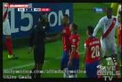 Arturo Vidal vs Zambrano Fight CHILE 0-0 PERU