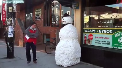 FUNNY FUNNY STUFF (SNOWMAN CAN SERVIVE) SNOW MAN PRANK