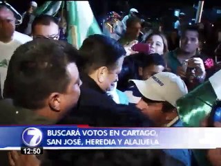 Johnny Araya recorrer� cuatro provincias en el D�a E