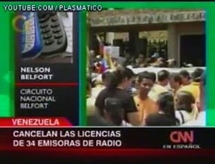 CIERRE DE ESTACION RADIO CNB 102.3 FM por CHAVEZ VENEZUELA 2009