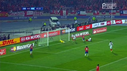 1-0 Eduardo Vargas Amazing Goal | Chile vs Peru 29.06.2015