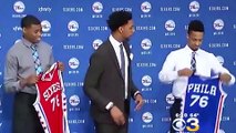 Philly Fans Lose Their Minds after Jahlil Okafor Drops His Jersey