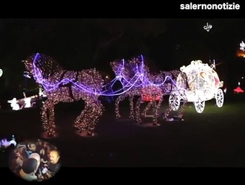 Salerno Luci d'Artista 2014/2015 [VIDEO ACCENSIONE LUCI]