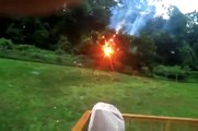 Power line explosion Amazing! Enerji nakil hattında kısa devre ve patlama