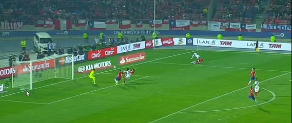 Gary Medel Own Goal ~ Chile 1-1 Peru Copa America 2015 29/06/2015