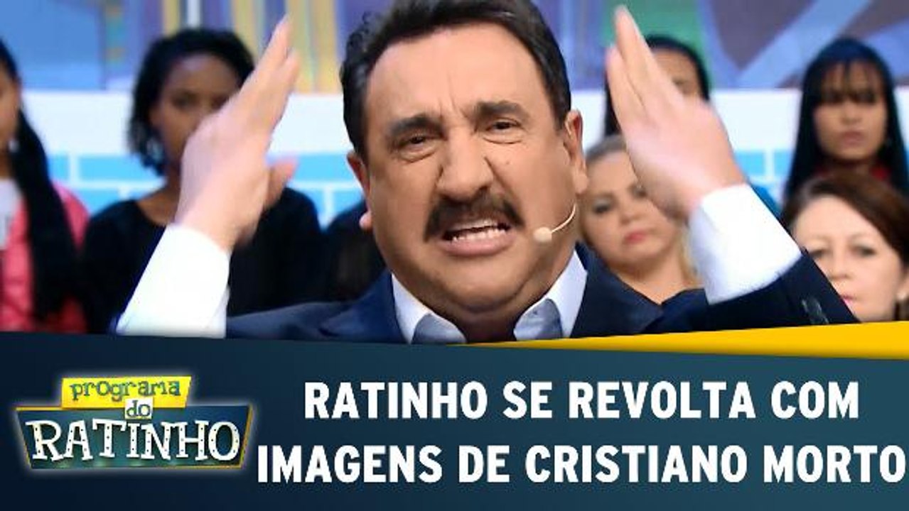 Ratinho se revolta com imagens de Cristiano Araújo morto