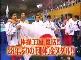 Japan's Gymnastics Team in Athens 2004 Olympics