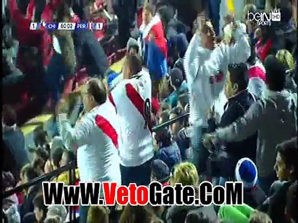 ملخص الشوط الثانى تشيلى - بيرو