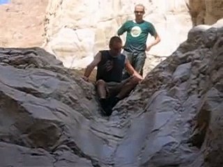 Nahal Darga - Adir on the rock slide