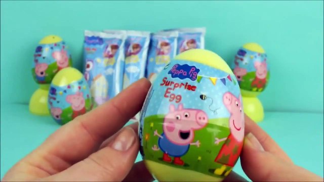 Peppa Pig Surprise Clay Buddies figures and Surprise eggs with toys