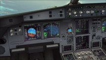 Aerosoft A319 approach   landing in Palma (LEPA/PMI)