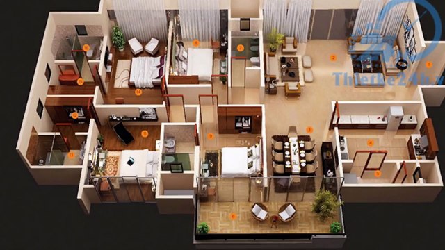 Thiết kế nội thất chung cư mini với diện tích nhỏ_Thiet ke24h