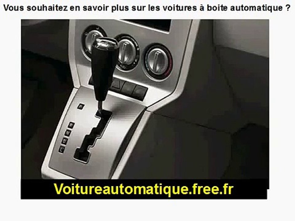 Savoir conduire une voiture automatique (voitureautomatique.free.fr)