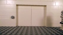 Lego Star Wars elevator. Funny lego stop motion animation.