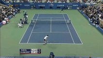 Novak Djokovic screaming like Maria Sharapova