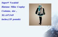 Super9 Vocaloid Hatsune Miku Cosplay Costume  size