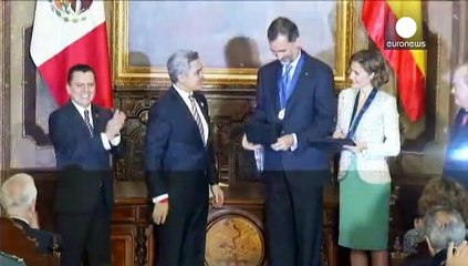 Spain's King Felipe makes historic visit to Mexico
