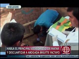 Ica: confeso descuartizador de abogada ahora niega ser culpable