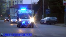 [COMPILATION 6X] Ambulanza Croce Verde Lissonese in emergenza - Italian ambulance responding code 3.