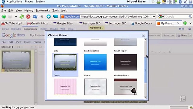how to create a powerpoint presentation using Google Docs