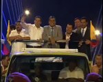 Rafael Correa llegó al Cantón Quevedo para la inauguración del Puente Humberto Alvarado Prado