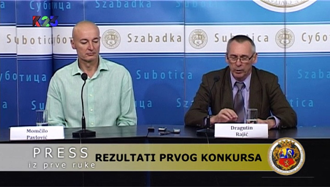 K23TV - PRESS iz prve ruke - VSSOVSU - rezultati prvog konkursa, jun 2015.
