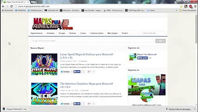 Como descargar e instalar mapas de minecraft - Mapas para minecraft 1.8.7_1.8_1.7.10