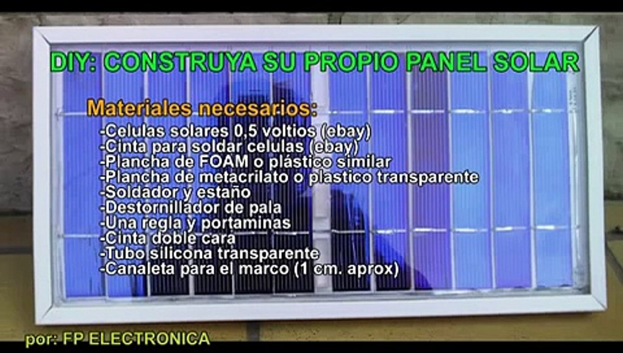 DIY - PANEL SOLAR - BUILDING SOLAR PANELS