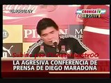 Maradona Insulting Media After Qualifying for 2010 FIFA WC (English Subtitles)