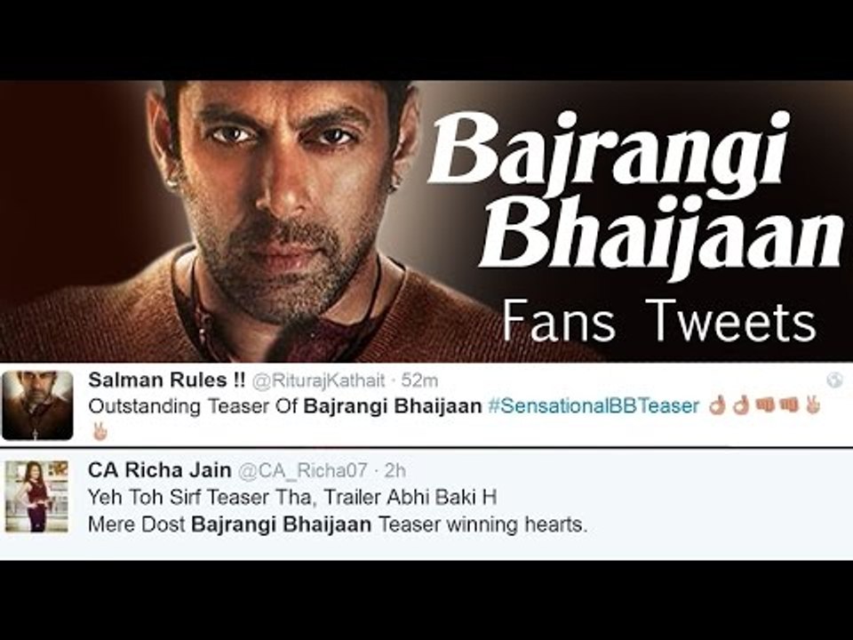 Bajrangi Bhaijaan Official TRAILER OUT| Salman Khan, Kareena Kapoor | Insane Salman Khan FANS TWEET