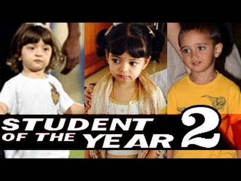 Abram Khan, Aaradhya Bachchan & Azad Rao Khan in Student of the Year 2