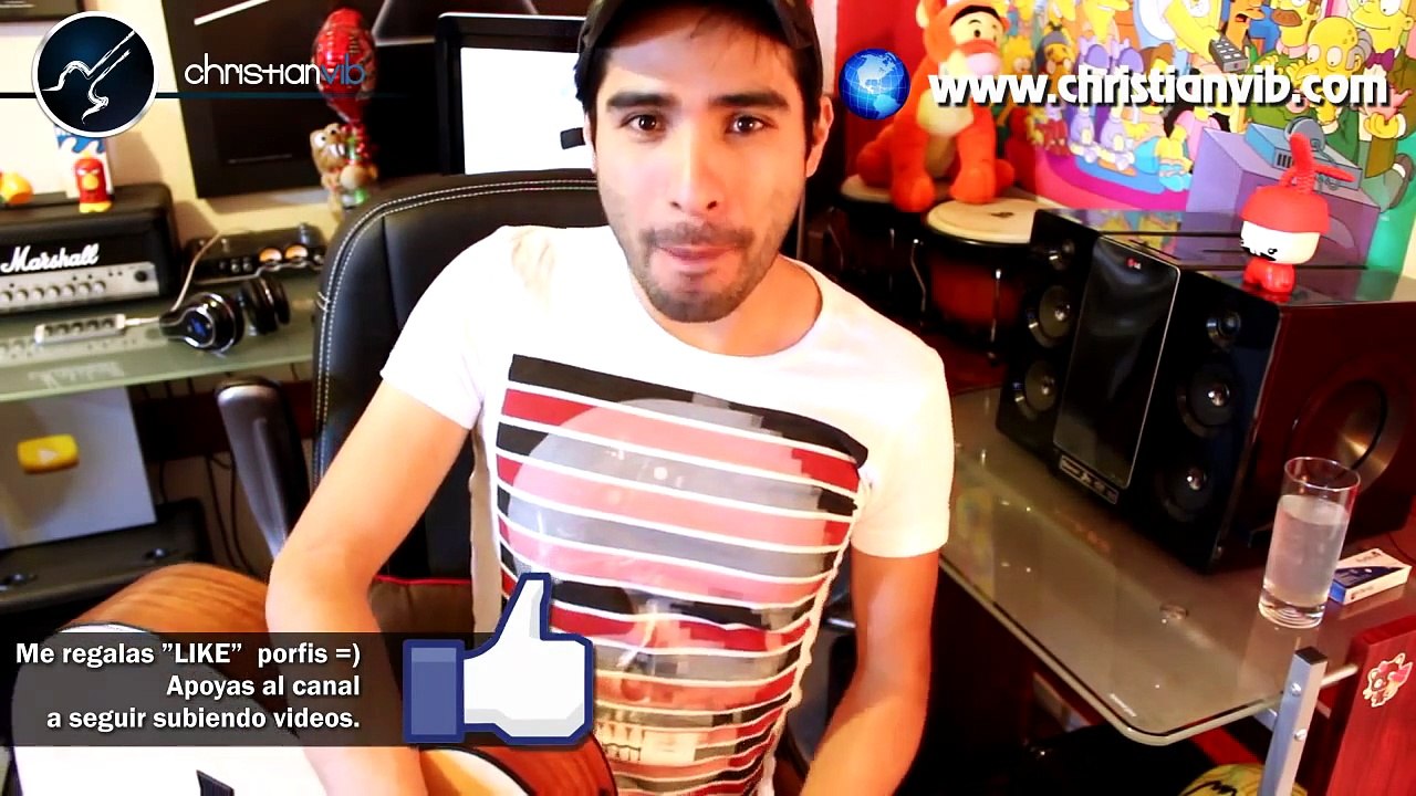 Cómo tocar "Titanium" de David Guetta en Guitarra Acústica (HD) Tutorial - Christianvib