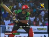 CPL 2015   Shahid Afridi 2 massive sixes vs Barbados Tridents   CPL T20 2015