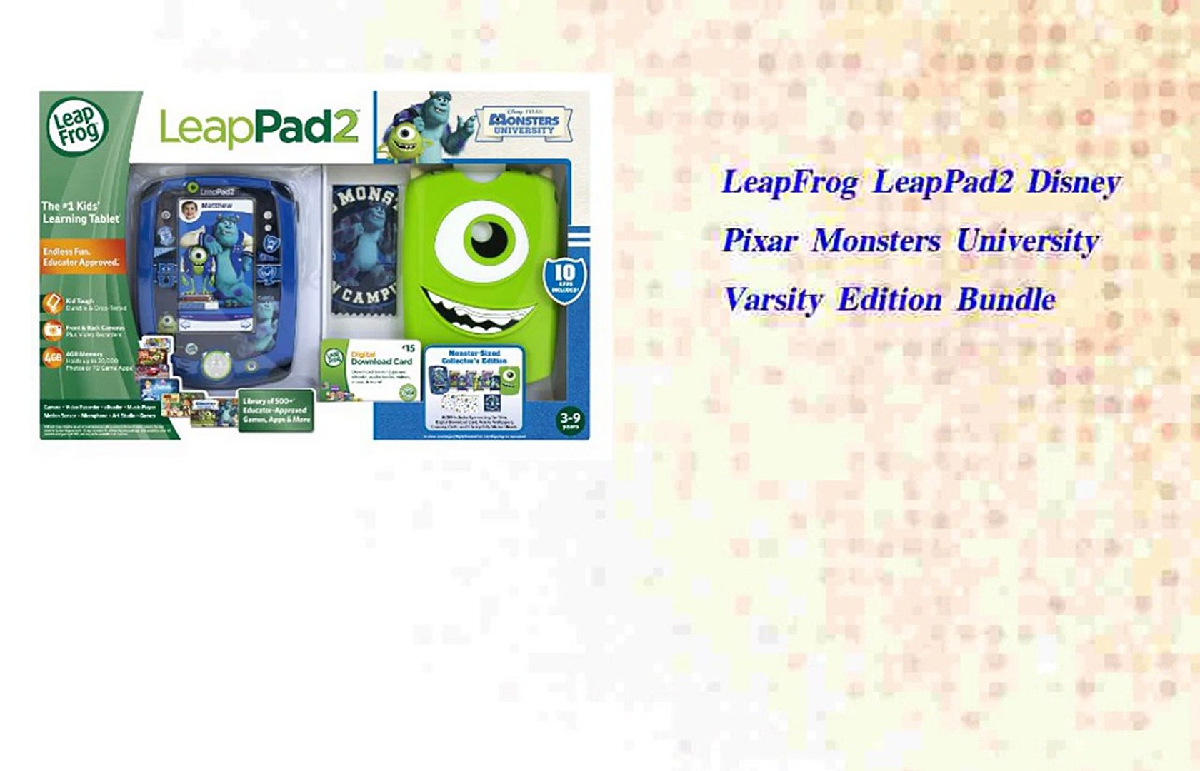 leappad 2 monster university