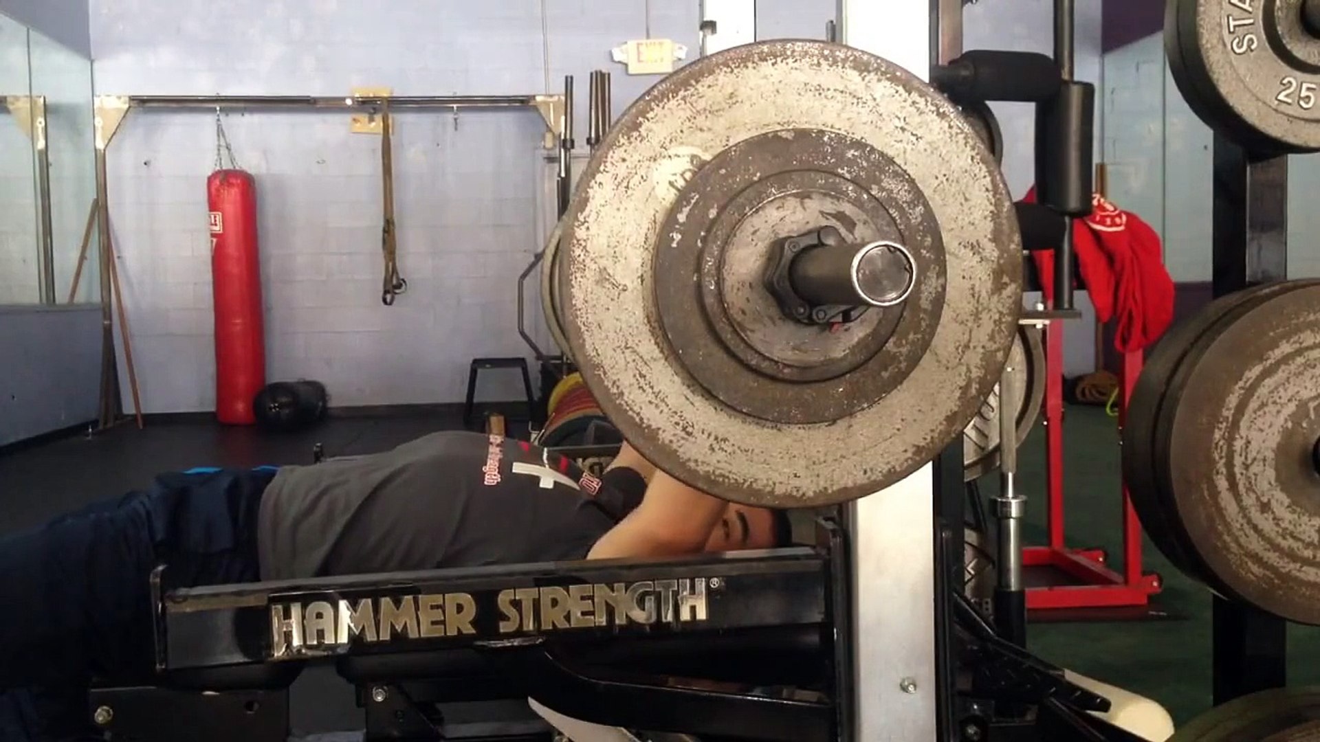 Bench Press 200x5 3rd Set Video Dailymotion